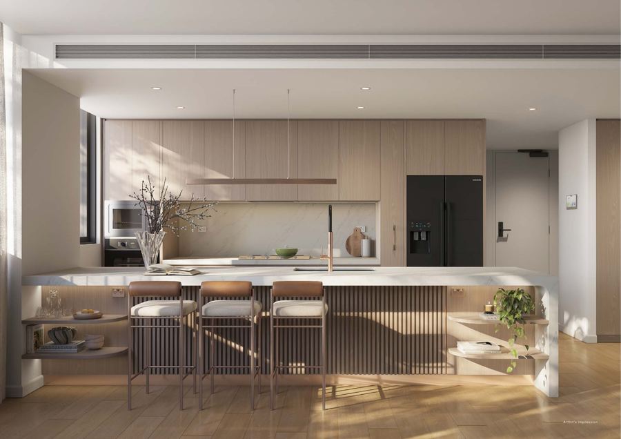 Apartment kitchen interior